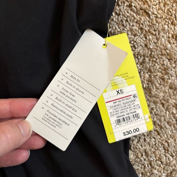 All In Motion Knit Halter Activewear Dress With Built In Shorts size XS - NWT - Picture 4 of 9